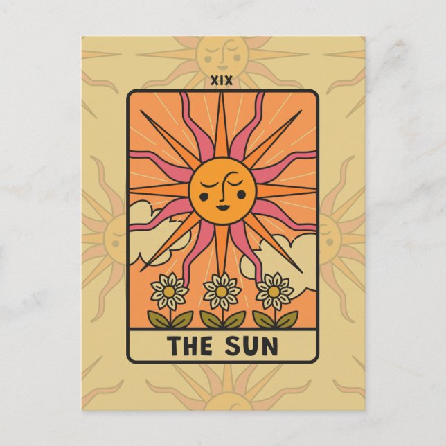 Cartão Postal The Sun - Tarot (Frente)