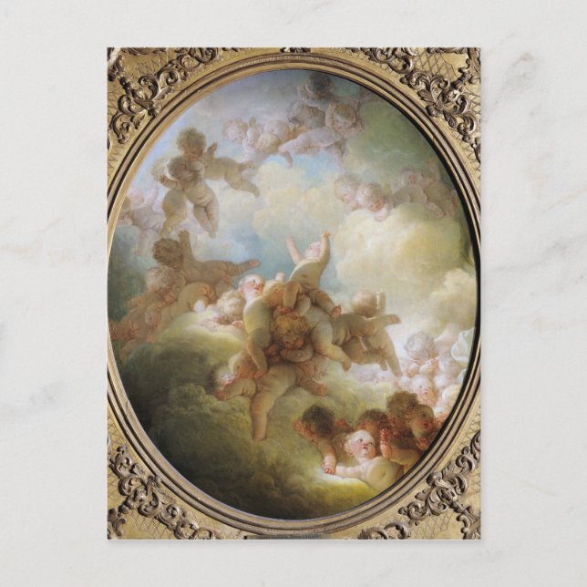 Cartão Postal The Swarm of Cupids, c.1767 (Frente)