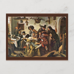 Cartão Postal The Topsy-Turvy World By Steen Jan (Melhor Qualida