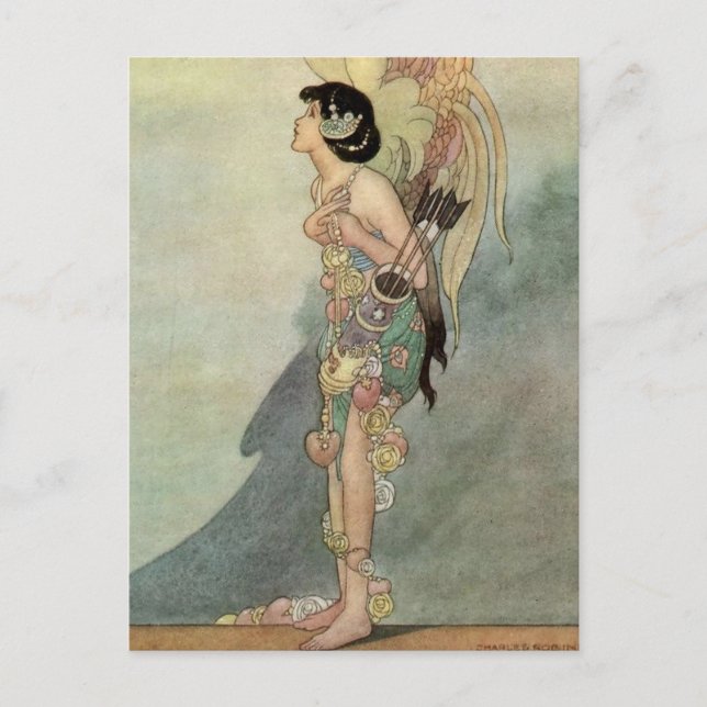 Cartão Postal "The True Lover" de Charles Robinson (Frente)