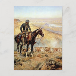 Cartão Postal "The Wagon Boss", por Charles M Russell