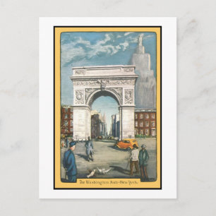 Cartão Postal The Washington Arch, Nova York
