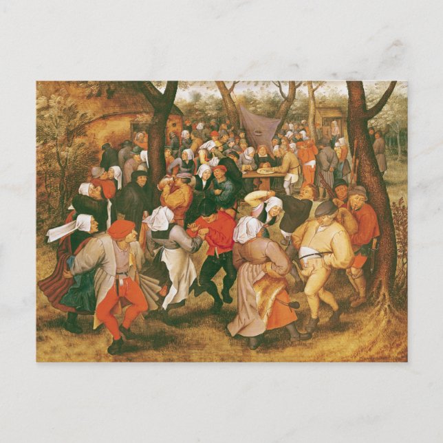 Cartão Postal The Wedding Dance, 1607 (Frente)