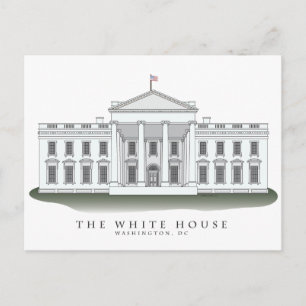 Cartão Postal The White House Postcards