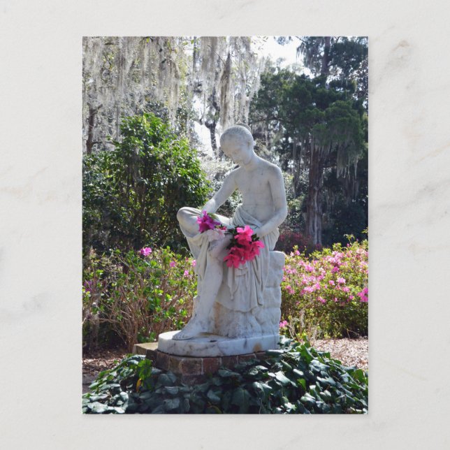 Cartão Postal The Wood Nymph, Middleton Place, Carolina do Sul (Frente)