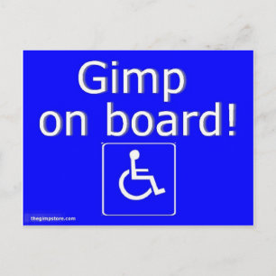 Cartão Postal thegimpstore.com