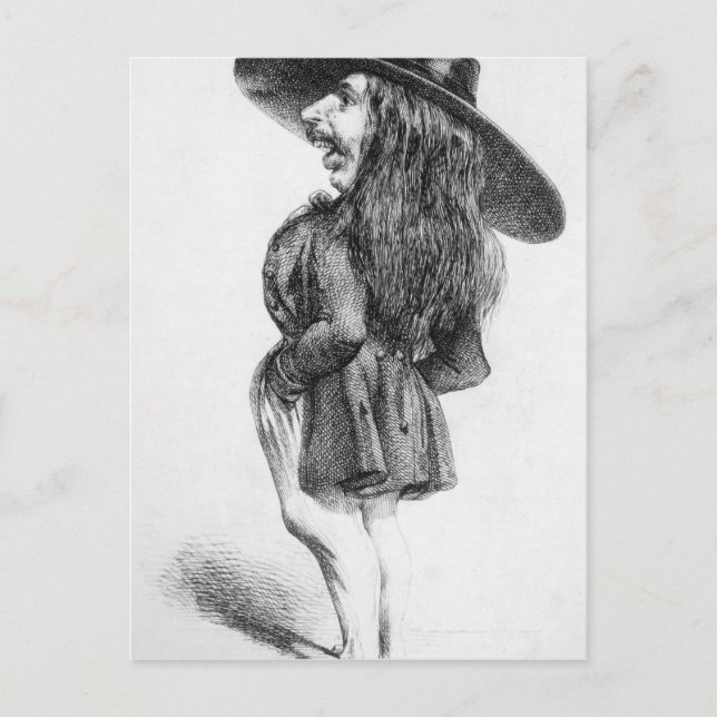 Cartão Postal Theophile Gautier (Frente)