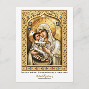 Cartão Postal Theotokos of Tenderness - Cartão-postal