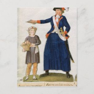 Cartão Postal Theroigne de Mericourt