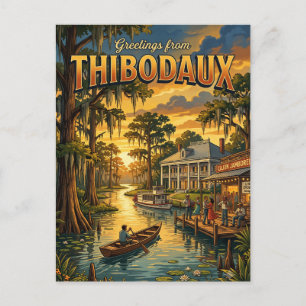 Cartão Postal Thibodaux Louisiana