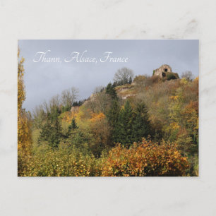 Cartão Postal Thin Autumn, Alsace, França