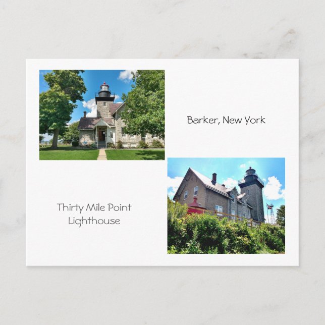 Cartão Postal Thirty Mile Point Lighthouse 2 (Frente)