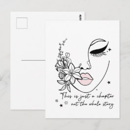 Cartão Postal This is Just a Chapter Positive Quote 