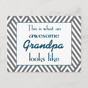 Cartão Postal This Is What An Awesome Grandpa Looks Like