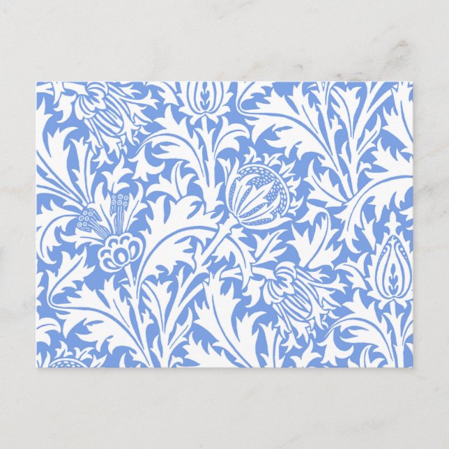 Cartão Postal Thistle, William Morris (Frente)