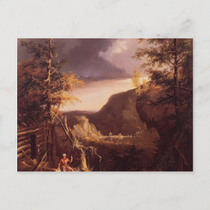 Cartão Postal Thomas Cole- Daniel Boone Sentado à Porta