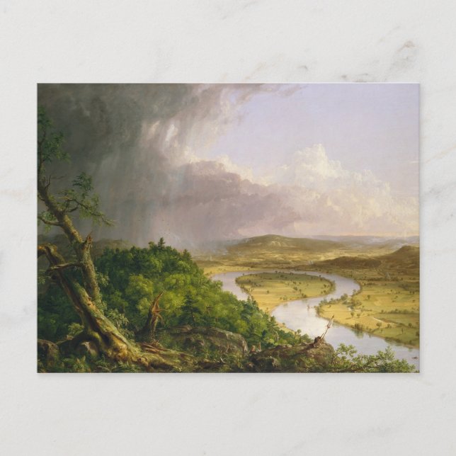 Cartão Postal Thomas Cole O Oxbow Rio Connecticut (Frente)