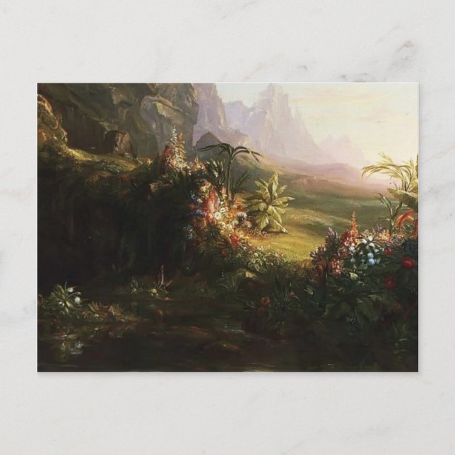 Cartão Postal Thomas Cole-The Voyage of Life: Infância (detalhe) (Frente)