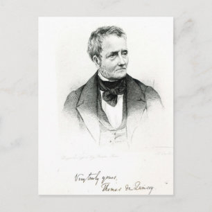 Cartão Postal Thomas de Quincey