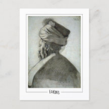 Thomas Eakins #468 - Cartão-postal de arte