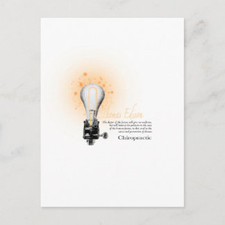 Cartão Postal Thomas Edison Tee