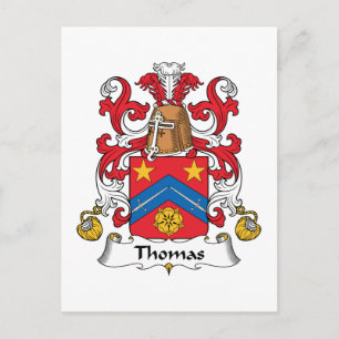 Cartão Postal Thomas Family Crest