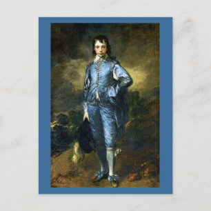 Cartão Postal Thomas Gainsborough art: O Blue Boy