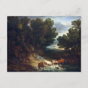 Cartão Postal Thomas Gainsborough O Local De Água