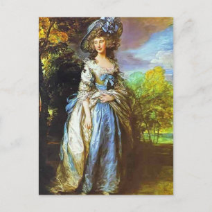 Cartão Postal Thomas Gainsborough - Sophia Charlotte