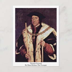 Cartão Postal Thomas Howard Por Hans Holbein O Younger