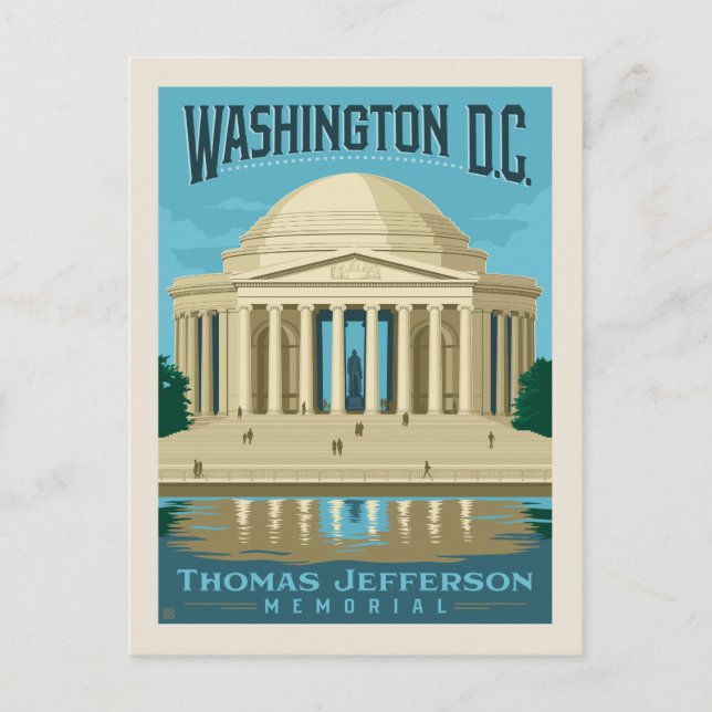 Cartão Postal Thomas Jefferson Memorial | Washington, D.C. (Frente)