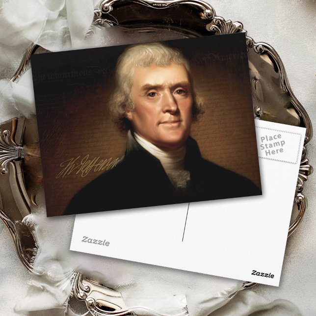 Cartão Postal Thomas Jefferson Portrait (Criador carregado)
