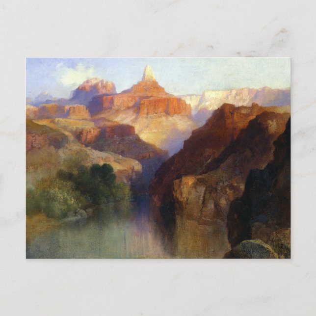 Cartão Postal Thomas Moran Zoroaster Peak (Frente)