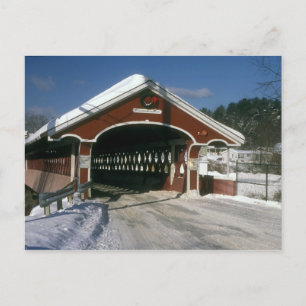 Cartão Postal Thompson Covered Bridge, Swanzey New Hampshire