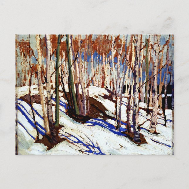 Cartão Postal Thomson - Early Primavera, Canoe Lake (Frente)