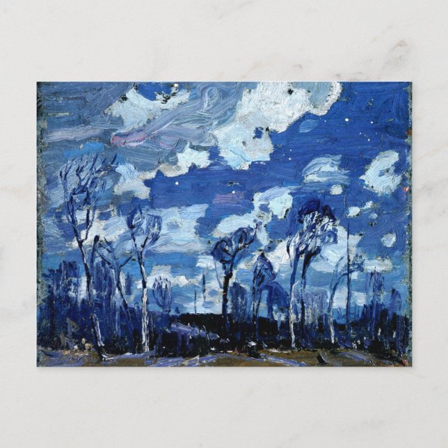 Cartão Postal Thomson - Nocturne, The Birches (Frente)