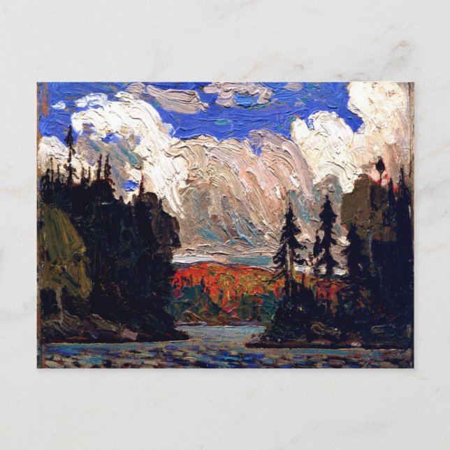 Cartão Postal Thomson - Spruce Negro no outono (Frente)