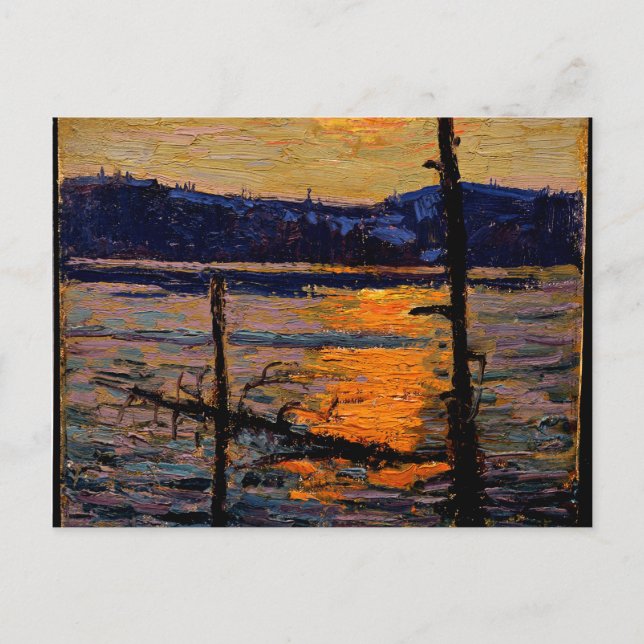 Cartão Postal Thomson - Sunset, Lago Canoe (Frente)