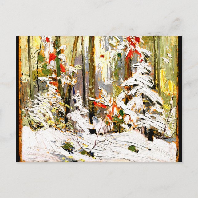 Cartão Postal Thomson - Wood Interior, Winter (Frente)