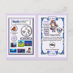 Cartão Postal Thordis - Knight Thorium Halberd