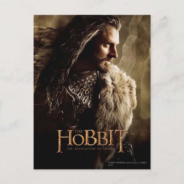 Cartão Postal THORIN OAKENSHIELD™ Caracter Poster 1 (Frente)