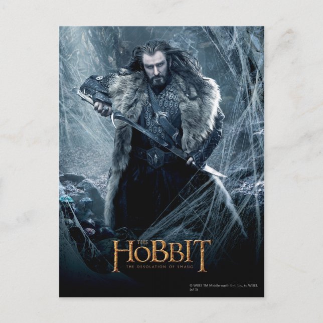 Cartão Postal THORIN OAKENSHIELD™ Caracter Poster 3 (Frente)