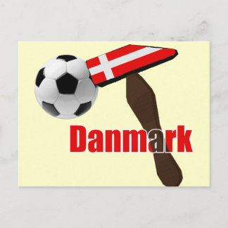 Cartão Postal Thors Hammer Danmark Dynamite Fodbold 2014