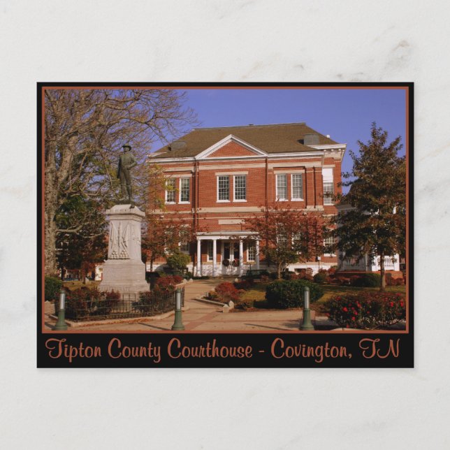 Cartão Postal Thorse de Tipton County - Covington, TN (Frente)