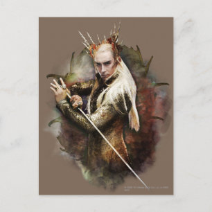 Cartão Postal Thranduil com Espada