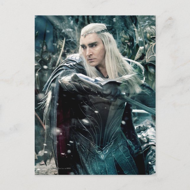 Cartão Postal Thranduil na batalha (Frente)