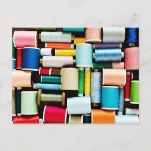 Cartão Postal Thread Colorido para Cartaz Fotográfico de Costura