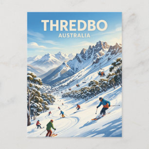 Cartão Postal Thredbo Alpine Resort Austrália