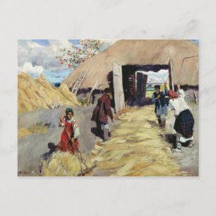 Cartão Postal Threshing Floor, 1916