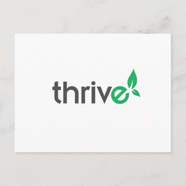 Cartão Postal Thrive (Frente)